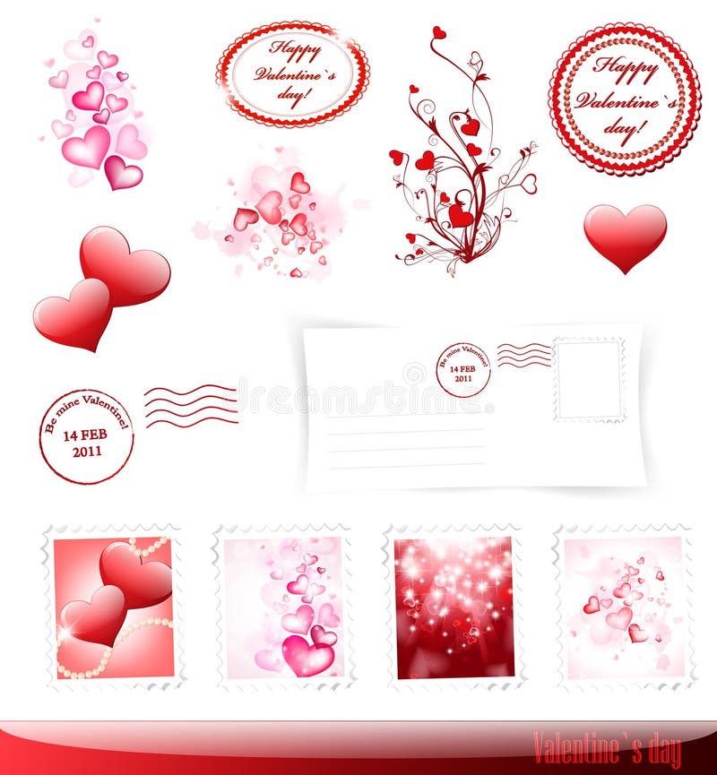 Valentine day set