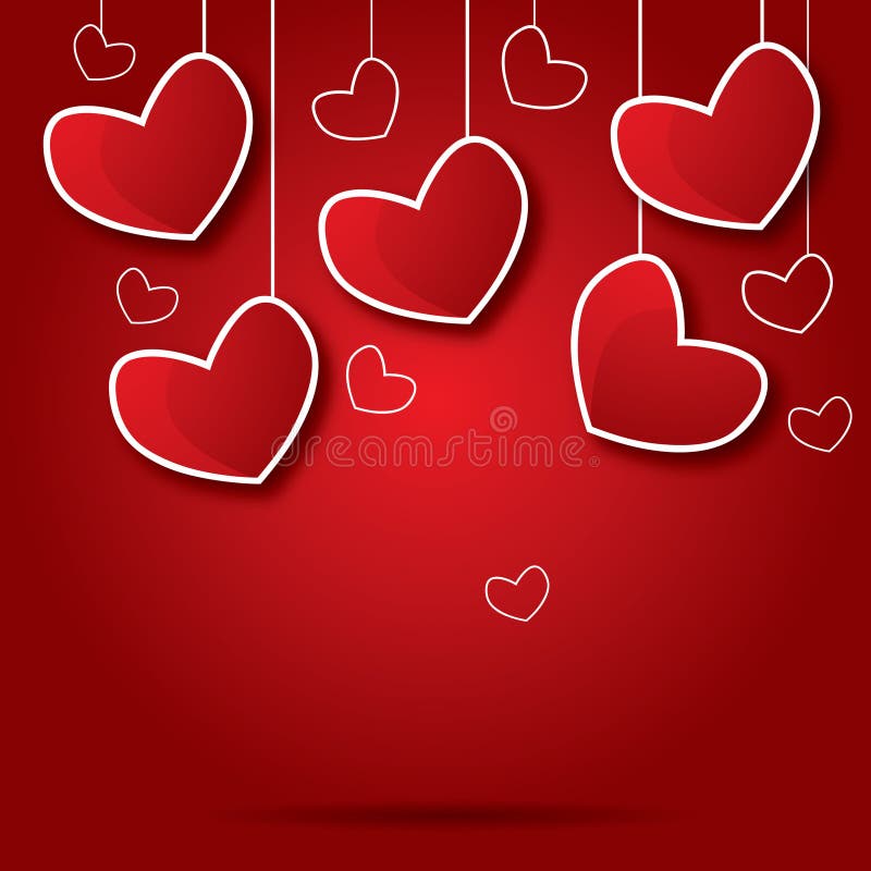 Valentine de coeur illustration stock Valentine de coeur illustration stock