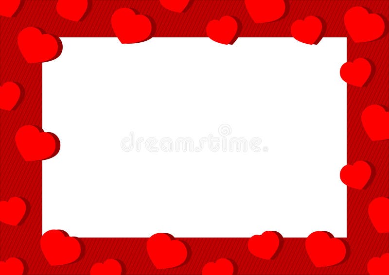 Valentine Frame vector illustration