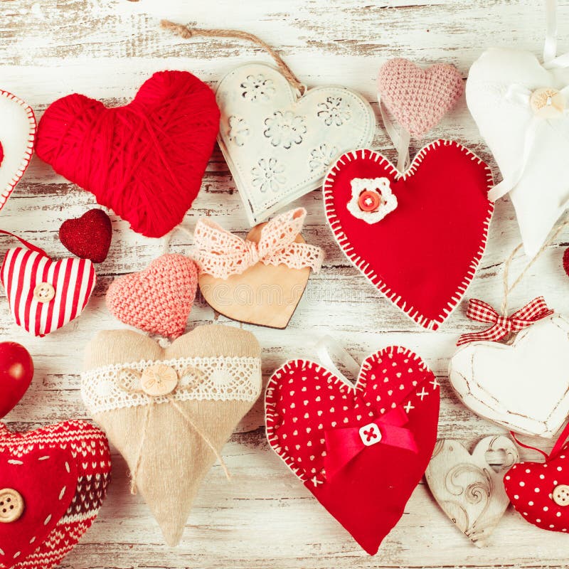 Valentine handmade heart stock photo. Image of love, rustic - 64877184