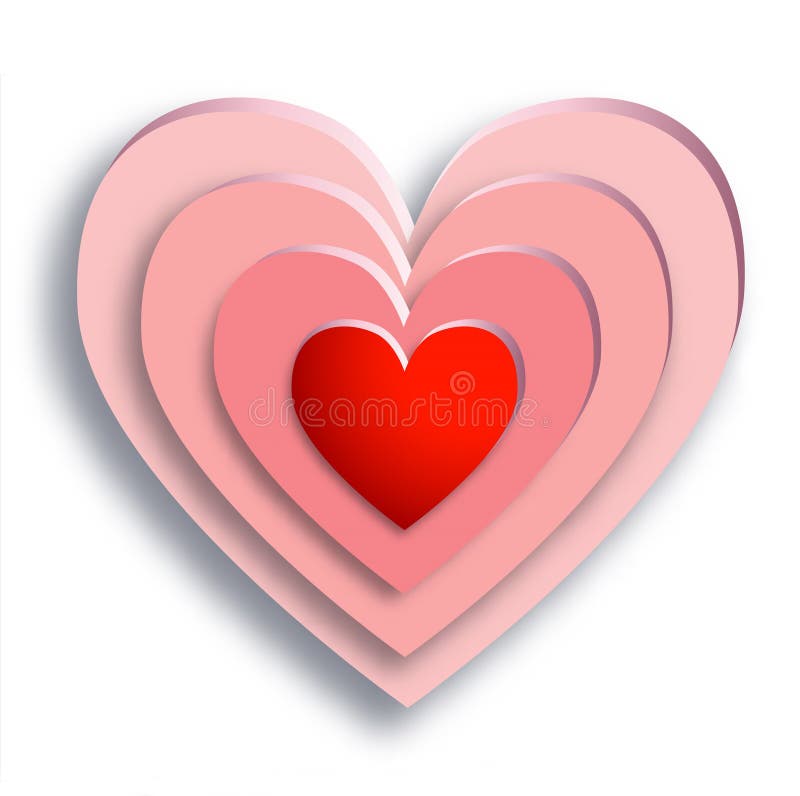 Valentine Heart vektor abbildung Valentine Heart vektor abbildung