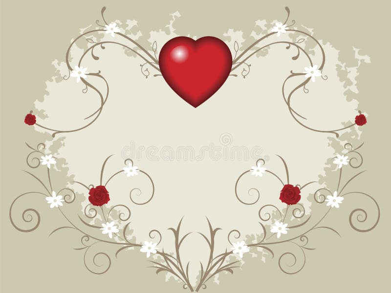 Valentine heart stock vector. Illustration of emotion - 1753071