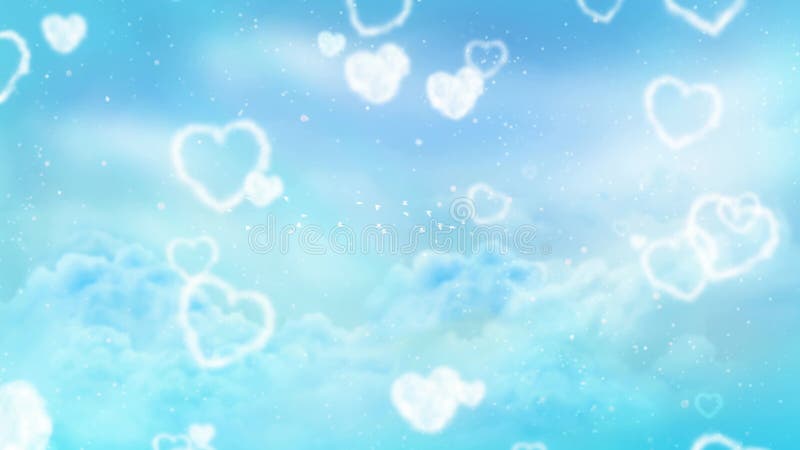 Heart from clouds stock image. Image of cloudscape, colour - 5536649