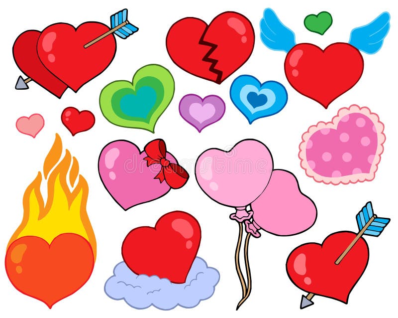 Valentine hearts collection 1