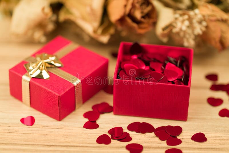 Valentine love gift box stock photo. Image of symbol 107419748