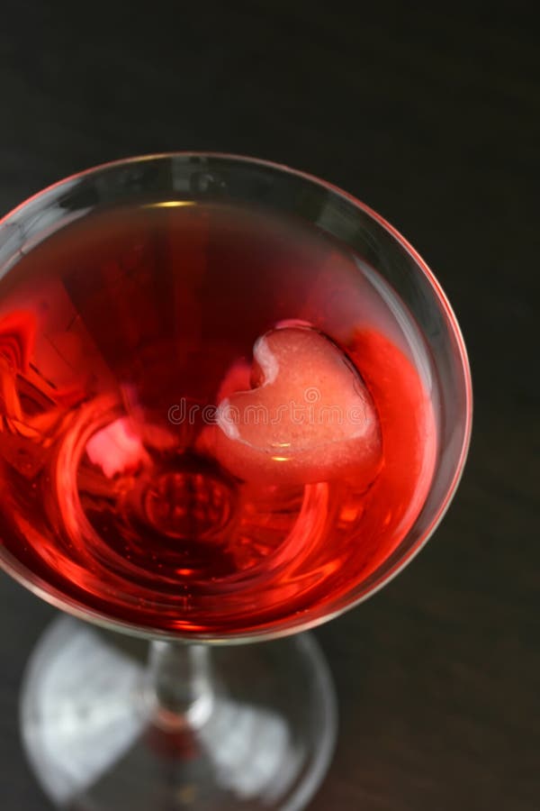 Valentine Martini stock image. Image of celebration, elegant 3842749