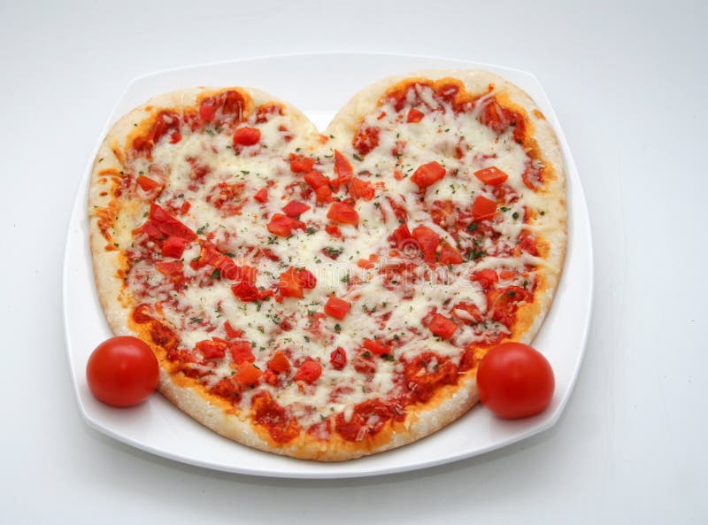 Valentine pizza