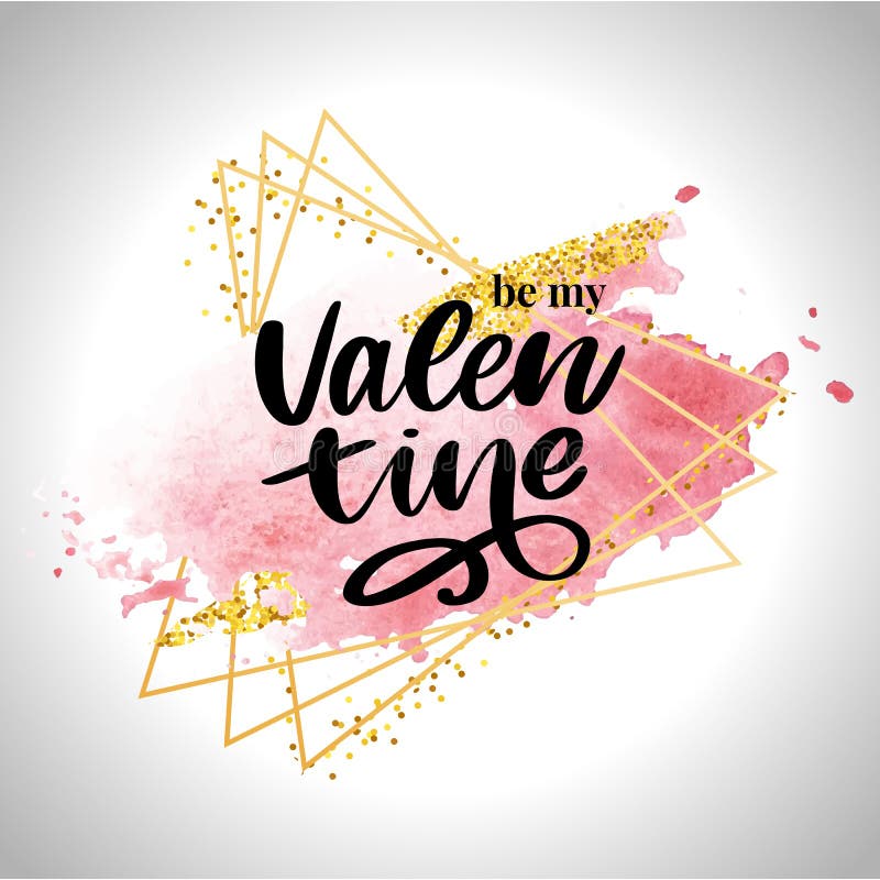 Valentine Poster, Card, Label, Banner Letter Slogan Vector Elements For ...