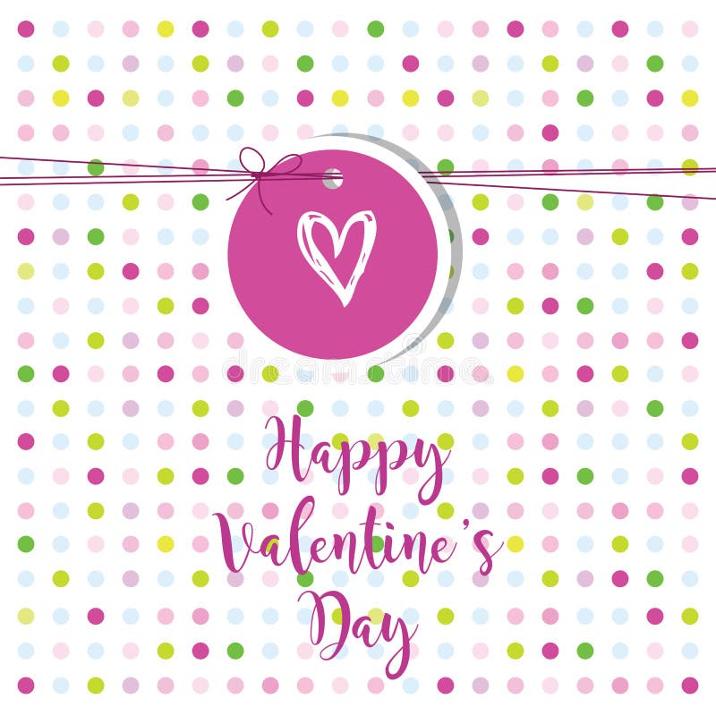 Valentine`s card with copy space. Template. Graphic design eleme