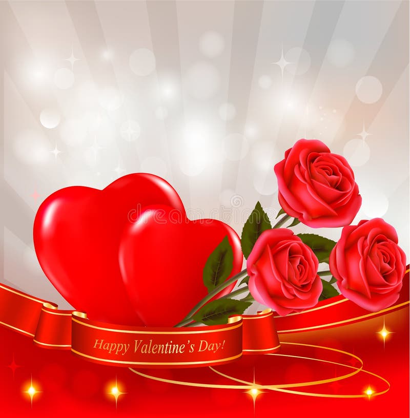 Valentine`s day background.