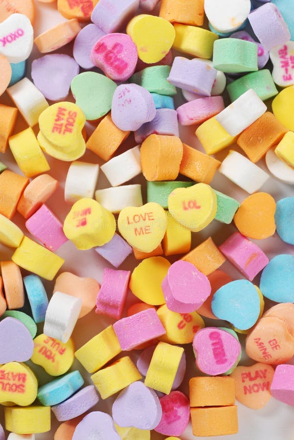 Valentine s day candies and letters