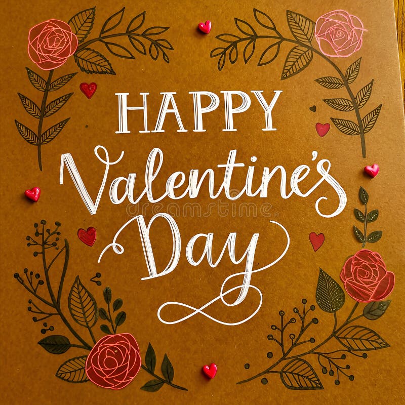 Happy Valentine\'s Day Romantic Background with Heart vector illustration