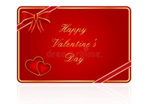 Valentine s Day Gift Card Stock Vector Image Of Illustration 18146425