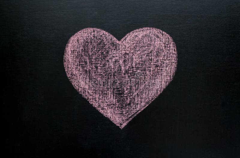 Pink Love Heart Chalk Board by T Squared