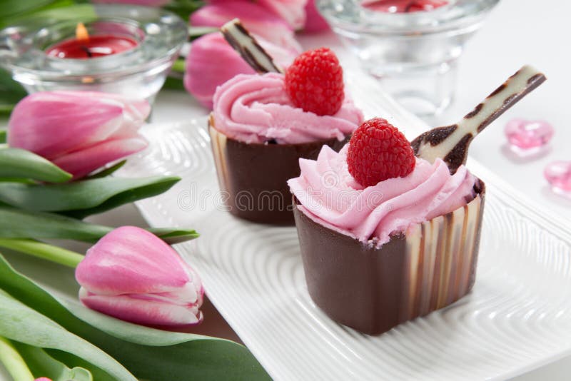 Valentine s Day Heart Shaped Chocolate Cups