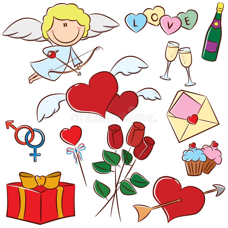 Valentine s Day icons