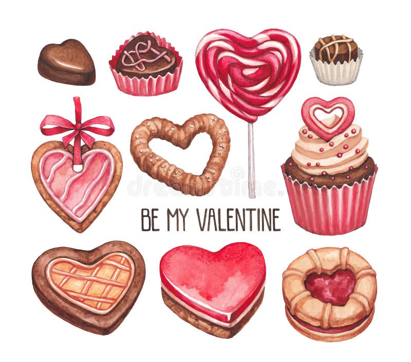 Valentine s Day illustrations collection