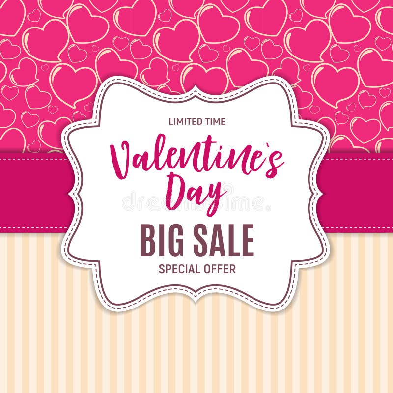 Valentine s Day Love and Feelings Sale Background Design. Vector illustration vector illustration Valentine s Day Love and Feelings Sale Background Design. Vector illustration vector illustration