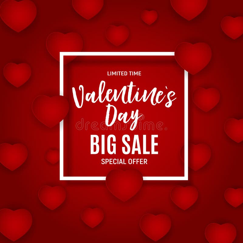 Valentine`s Day Love and Feelings Sale Background Design. Vector illustration vector illustration Valentine`s Day Love and Feelings Sale Background Design. Vector illustration vector illustration