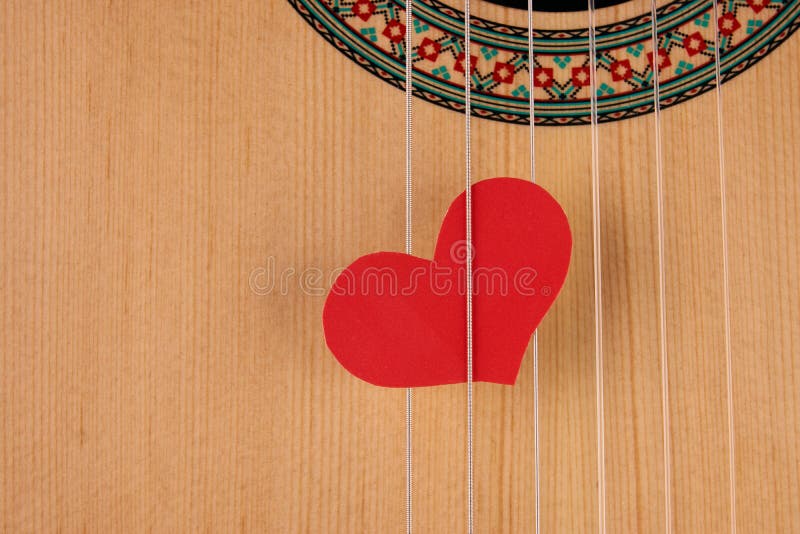 Valentine`s Day and love music concept stock photo Valentine`s Day and love music concept stock photo