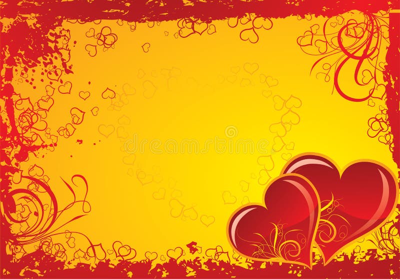 Valentines Background, Vector Stock Vector - Illustration of ornament ...