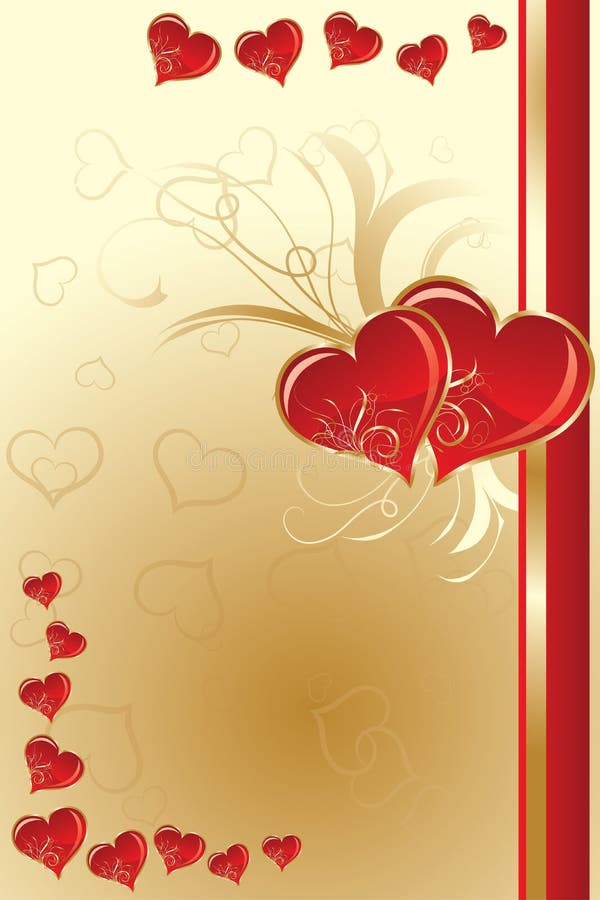 Valentines Background, Vector Stock Vector - Illustration of february ...