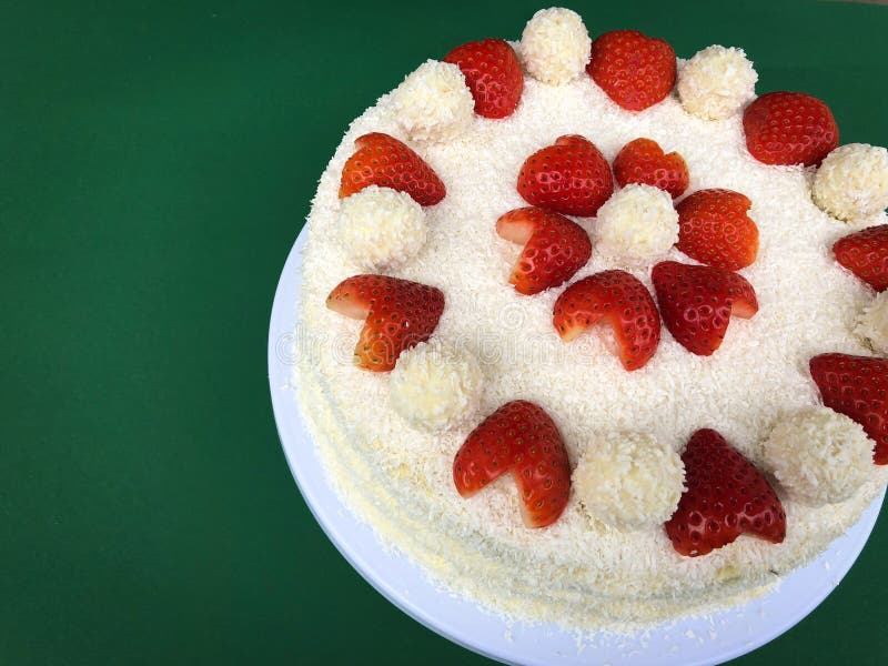 Valentines Day Anniversary Marriage Wedding Cake Raffaello With Heart Shaped Strawberries Desiccated Flan Coconut Stock Image Image Of Anniversary Flavor Valentines Day Anniversary Marriage Wedding Cake Raffaello With Heart Shaped Strawberries Desiccated Flan Coconut Stock Image Image Of Anniversary Flavor