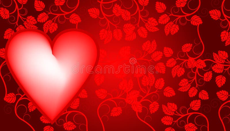 Valentines day background with heart