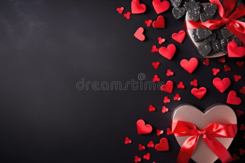 Valentines day ribbons Royalty Free Vector Image