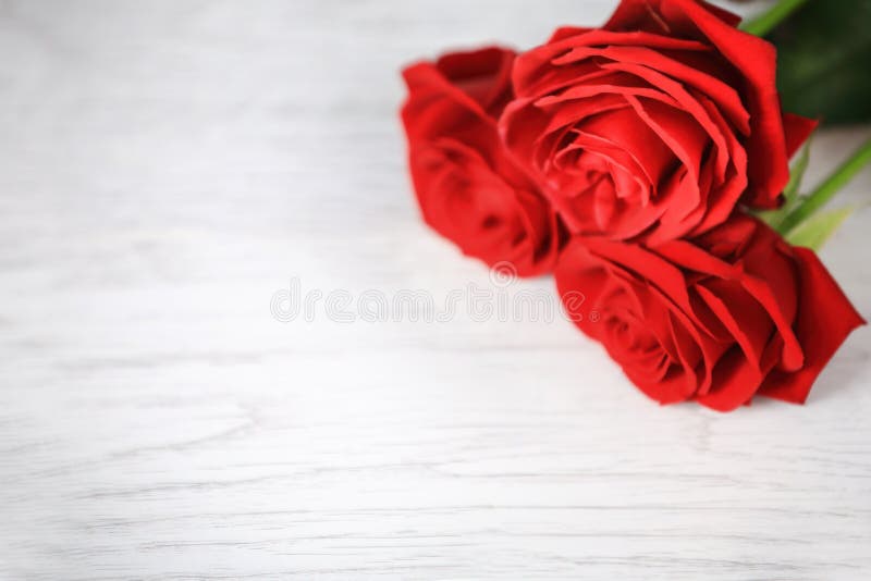 Il giorno di san valentino sfondo con rose rosse.