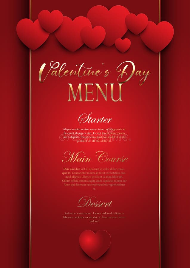 Premium Photo  Valentine background with hearts february 14th day modern  luxury fashionable elegant design for template menu brochure presentation  banner