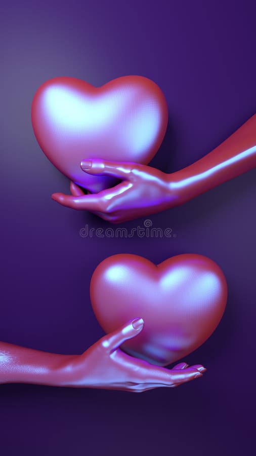 Valentines Day Hands Holding Hearts Background 3d Illustration Rendering. Holographic Neon Color Flat Lay Stock Illustration - Illustration of media, background: 169427858 Valentines Day Hands Holding Hearts Background 3d Illustration Rendering. Holographic Neon Color Flat Lay Stock Illustration - Illustration of media, background: 169427858