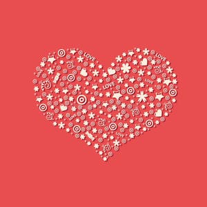 Valentines Day Postcard Stock Vector Illustration Of Concept 195397995