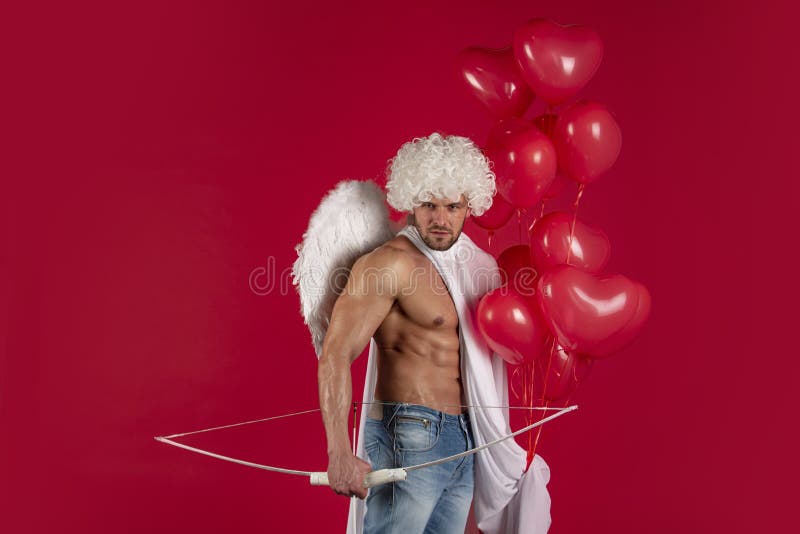 Sexy male angel. 