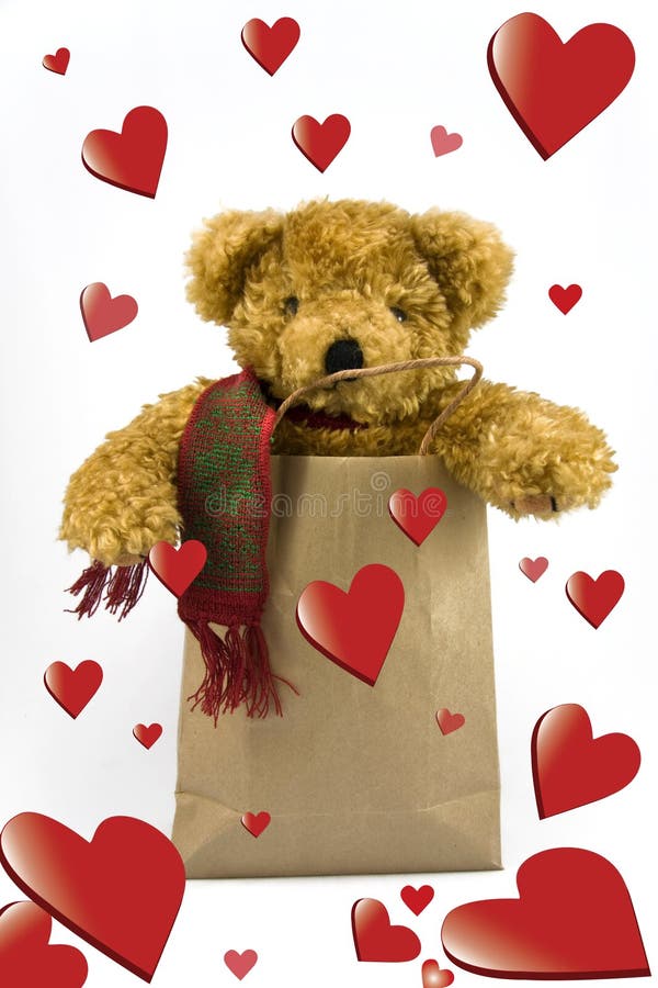 Valentines teddy bear royalty free stock photos Valentines teddy bear royalty free stock photos
