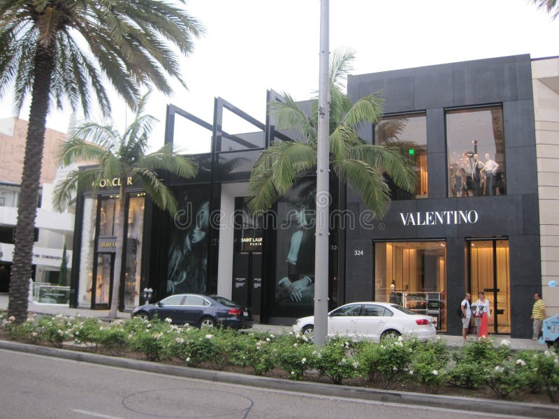 Louis Vuitton Store At Rodeo Drive In Beverly Hills Editorial Stock Image - Image of class ...