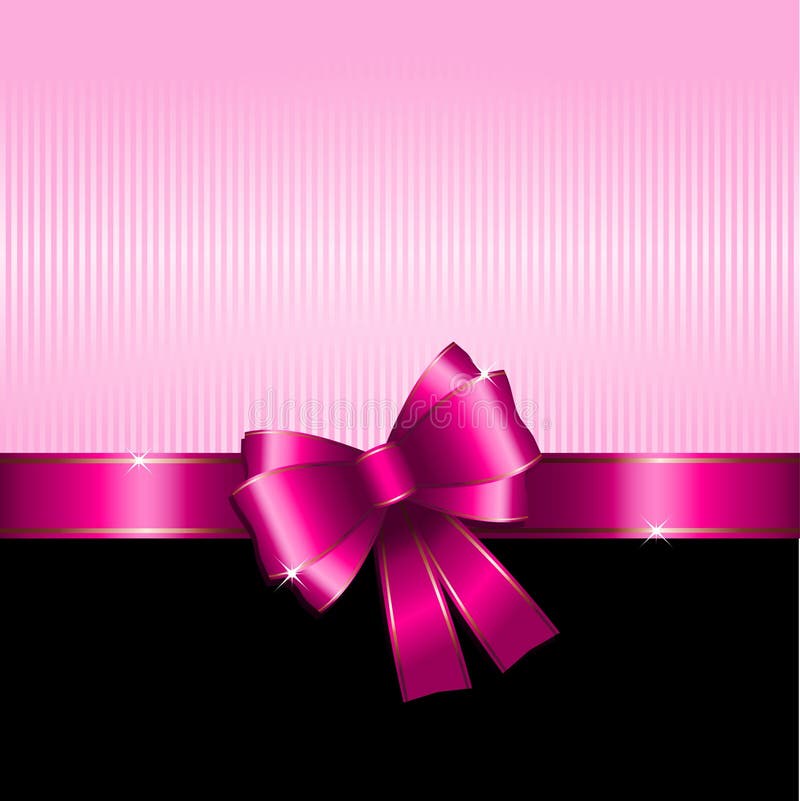 Gift background with pink ribbon, ideal for Valentines Day. Gift background with pink ribbon, ideal for Valentines Day