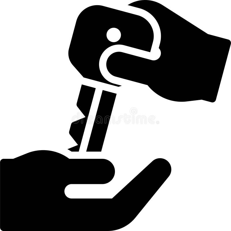 Valet Parking Icon, Parking Lot Related Vector Stock Vector