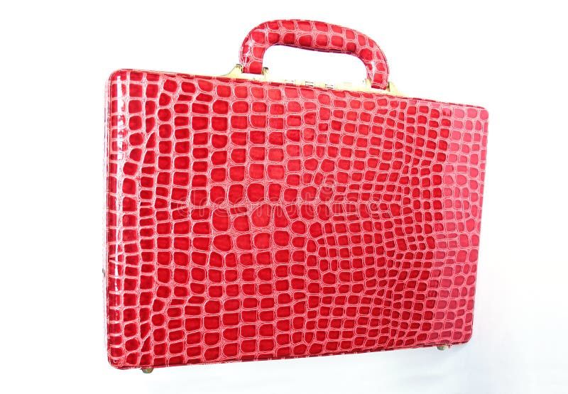 Download Valise En Cuir Rouge D'isolement Sur Le Blanc Image stock - Image du conception, handbag: 77150759