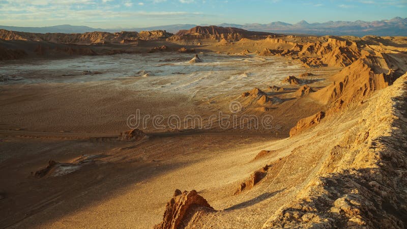 Valle de la Luna in the Atacama Desert, Chile. royalty free stock photo Valle de la Luna in the Atacama Desert, Chile. royalty free stock photo