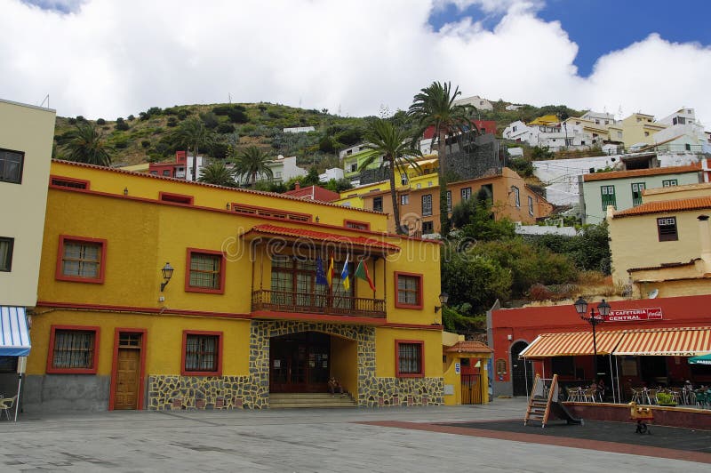 VALLEHERMOSO, La Gomera, Canary islands, Spain royalty free stock images VALLEHERMOSO, La Gomera, Canary islands, Spain royalty free stock images