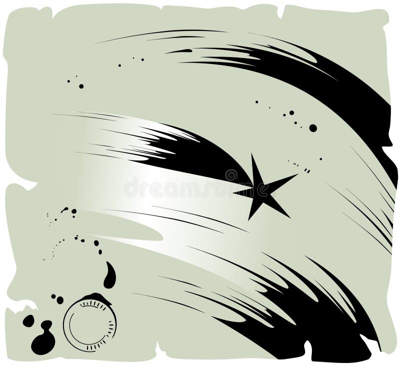Vallend ster royalty-vrije illustratie Vallend ster royalty-vrije illustratie