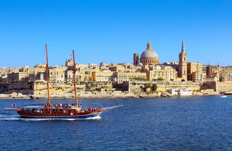 Valletta Skyline, Malta editorial image. Image of maltese - 51118665