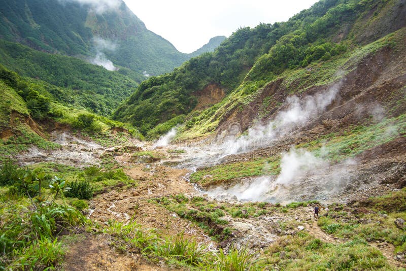 Valley Of Desolation In Dominica Editorial Stock Image Image Of Large