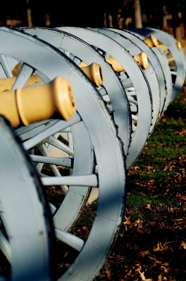 Valley Forge Cannons royalty free stock photo