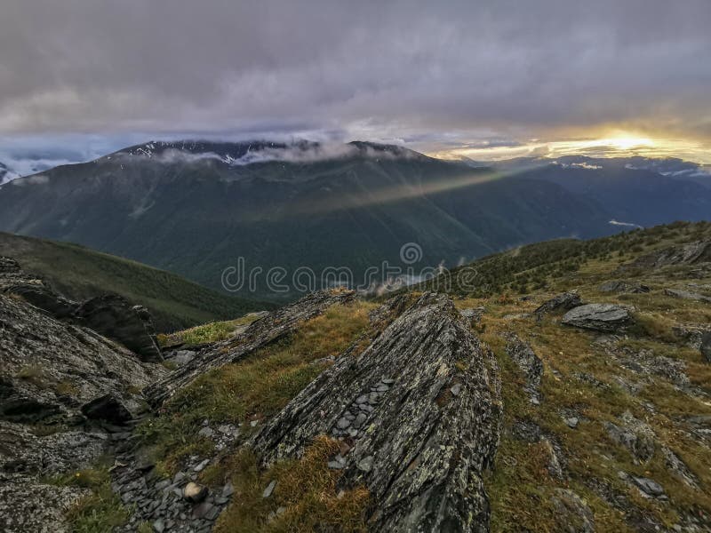 Valleys Of The Altai Mountains Stock Image Image Of Live Nature