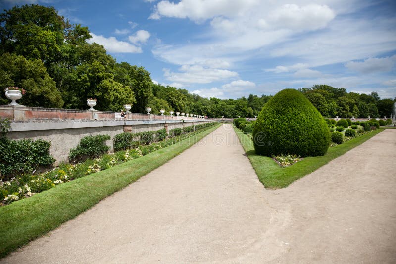 Vallley de Château-de-chenonceau coté loire imagens de stock