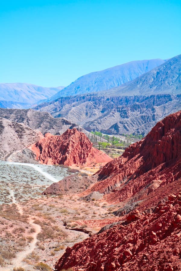 Vallée de Humahuaca image stock