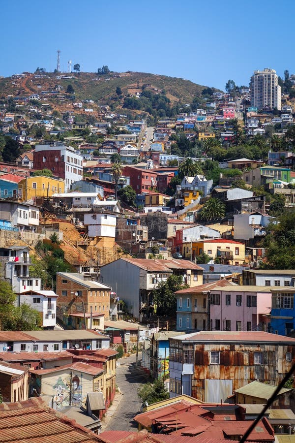 Valparaiso cityscape, Chile