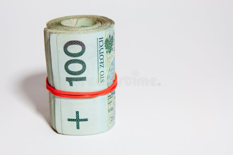 Valuta polacca - PLN - zloty polacca immagine stock Valuta polacca - PLN - zloty polacca immagine stock
